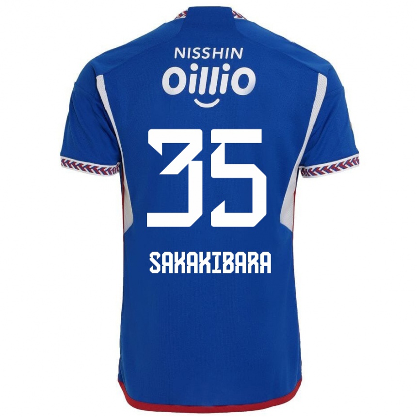 Kids Football Keigo Sakakibara #35 Blue White Red Home Jersey 2024/25 T-Shirt Australia