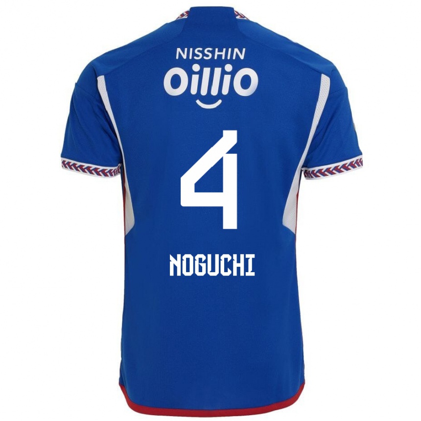 Kids Football Reno Noguchi #4 Blue White Red Home Jersey 2024/25 T-Shirt Australia