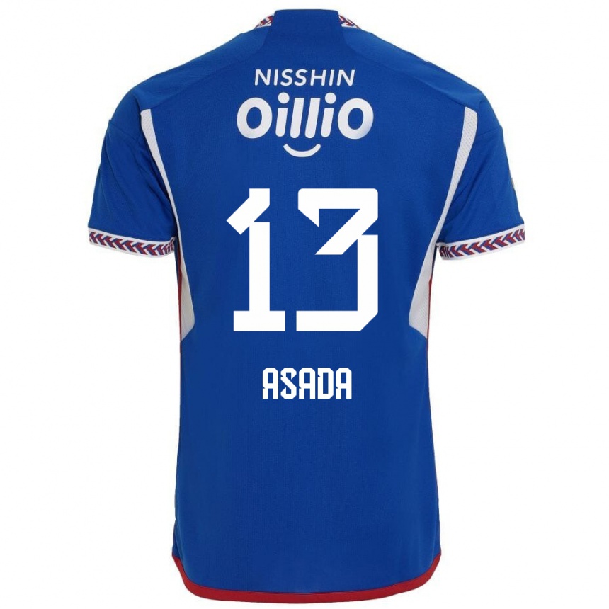 Kids Football Taisho Asada #13 Blue White Red Home Jersey 2024/25 T-Shirt Australia