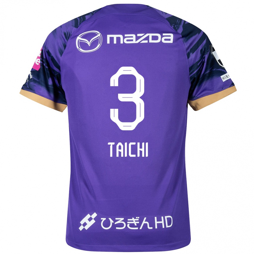 Kids Football Taichi Yamasaki #3 Purple White Home Jersey 2024/25 T-Shirt Australia