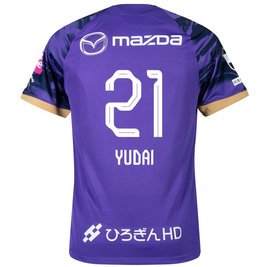 Kids Football Yudai Tanaka #21 Purple White Home Jersey 2024/25 T-Shirt Australia