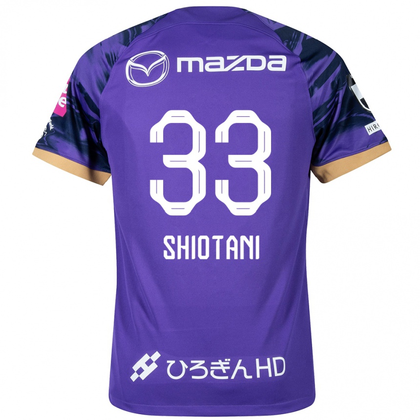 Kids Football Tsukasa Shiotani #33 Purple White Home Jersey 2024/25 T-Shirt Australia