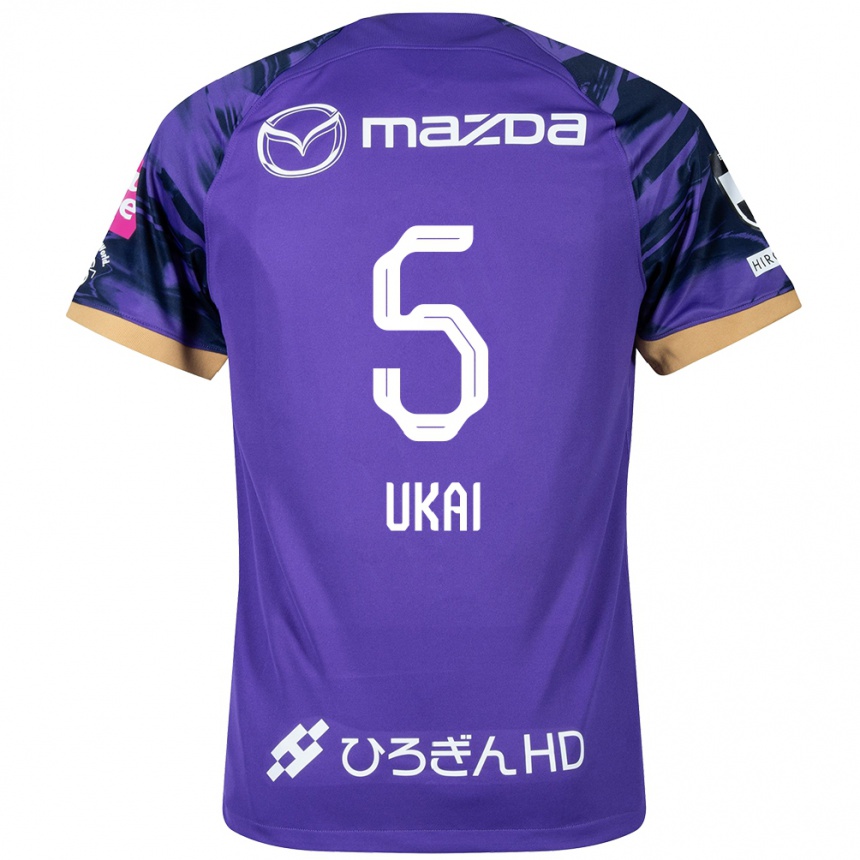 Kids Football Hiroto Ukai #5 Purple White Home Jersey 2024/25 T-Shirt Australia