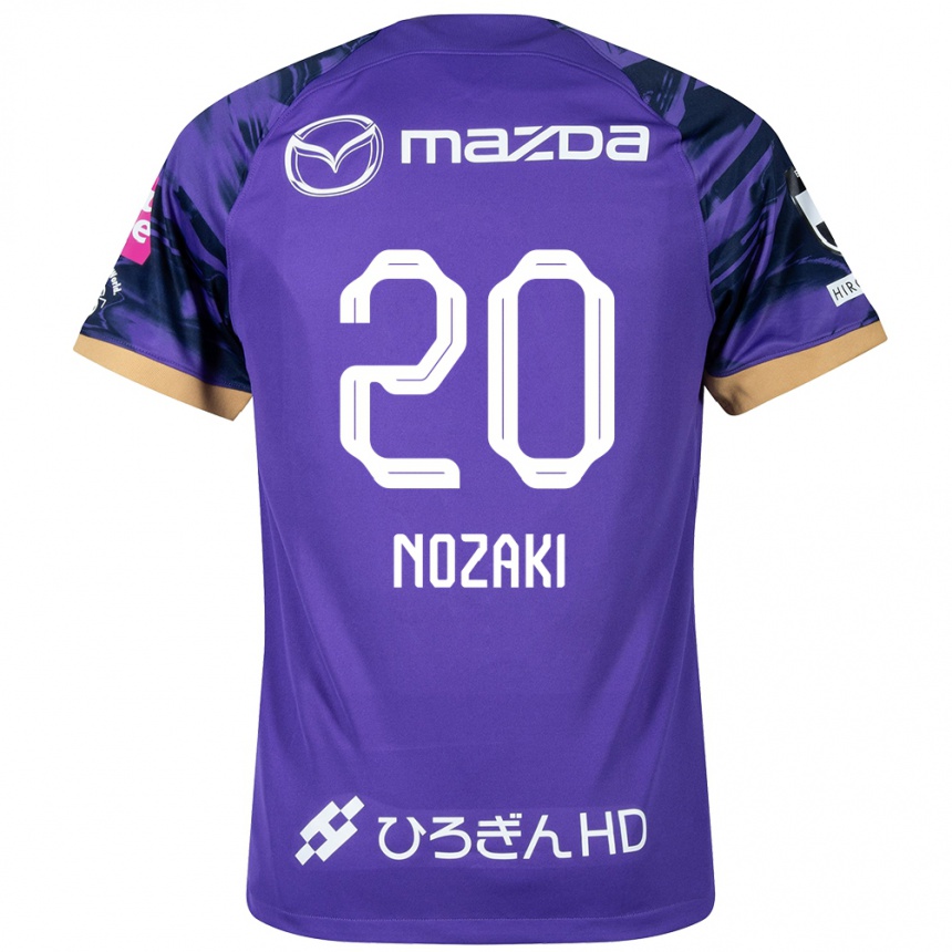 Kids Football Kota Nozaki #20 Purple White Home Jersey 2024/25 T-Shirt Australia