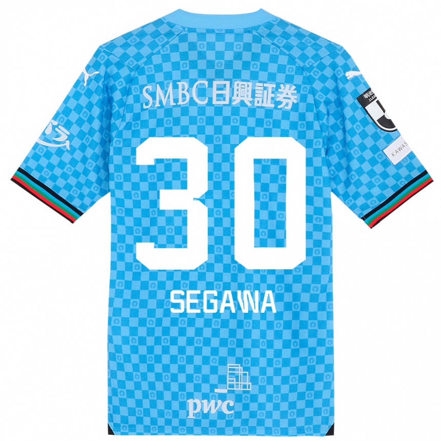 Kids Football Yusuke Segawa #30 Azure Blue Home Jersey 2024/25 T-Shirt Australia