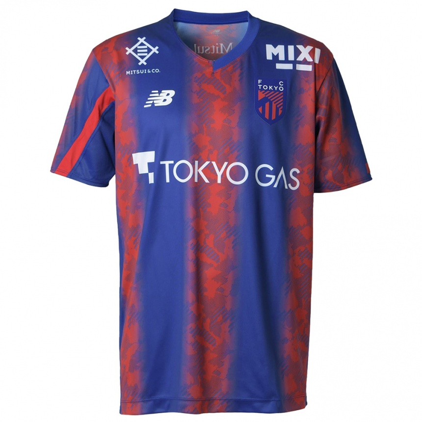 Kids Football Shuto Nagano #53 Blue Red Home Jersey 2024/25 T-Shirt Australia