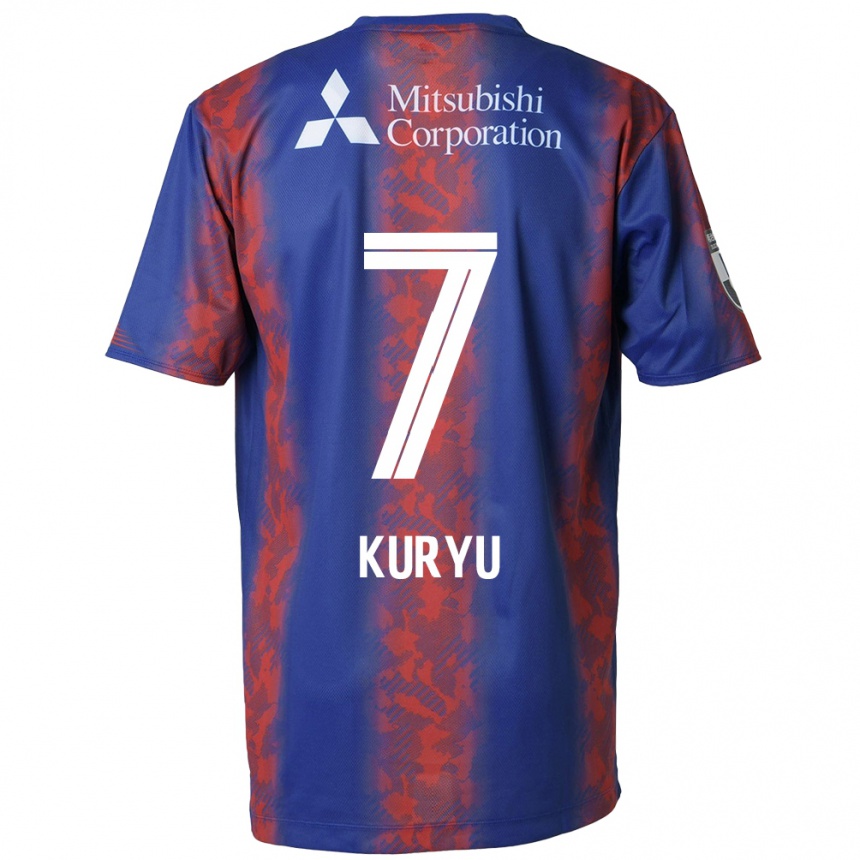 Kids Football Kuryu Matsuki #7 Blue Red Home Jersey 2024/25 T-Shirt Australia