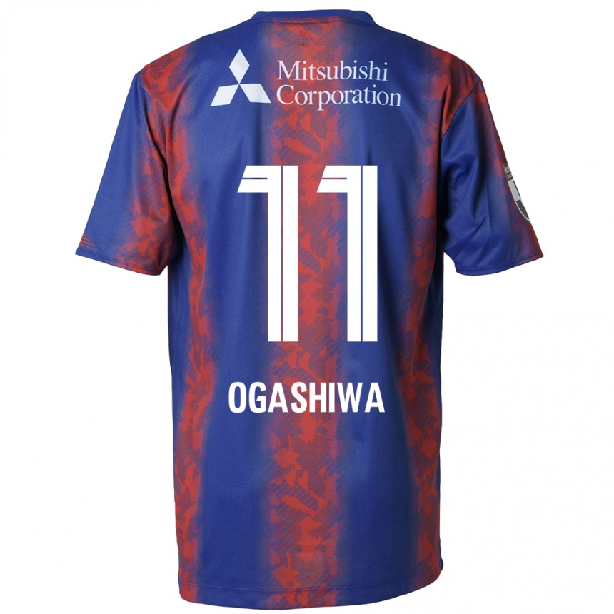 Kids Football Tsuyoshi Ogashiwa #11 Blue Red Home Jersey 2024/25 T-Shirt Australia