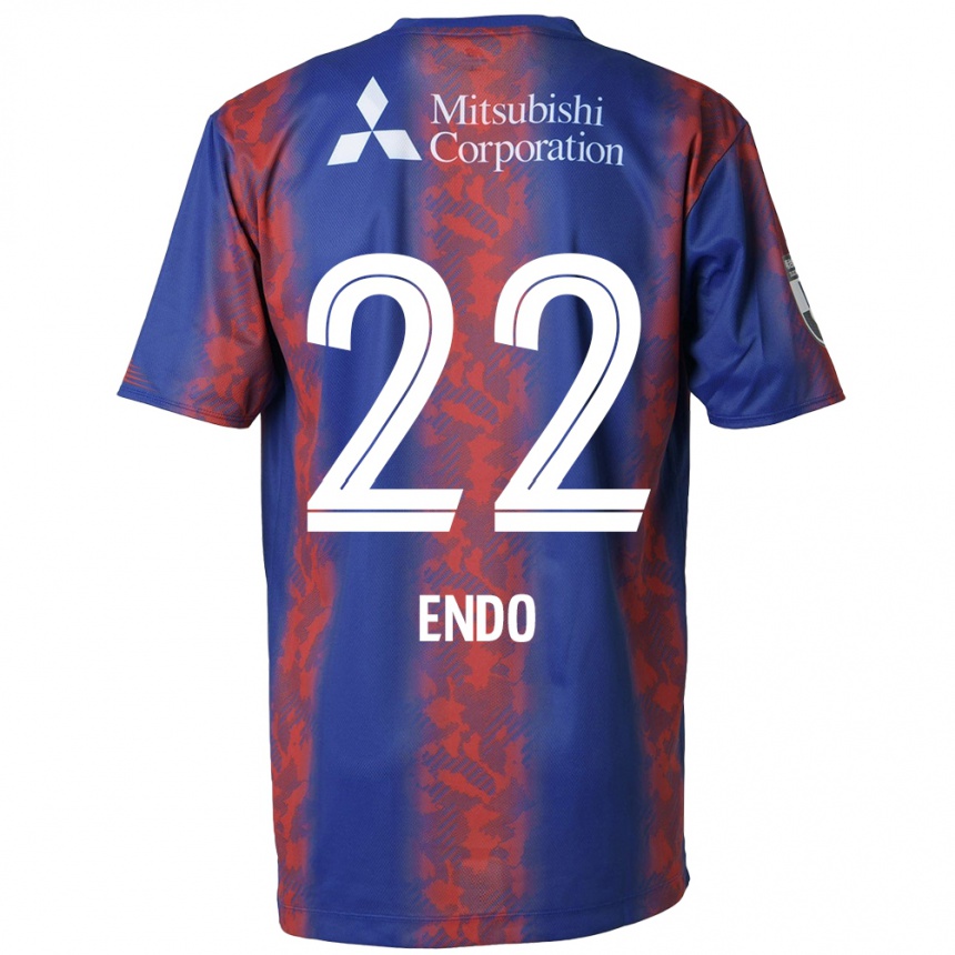 Kids Football Keita Endo #22 Blue Red Home Jersey 2024/25 T-Shirt Australia