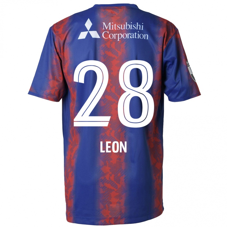 Kids Football Leon Nozawa #28 Blue Red Home Jersey 2024/25 T-Shirt Australia