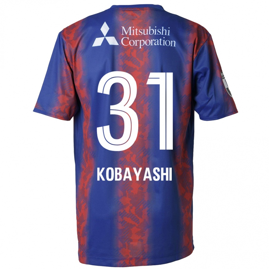 Kids Football Masataka Kobayashi #31 Blue Red Home Jersey 2024/25 T-Shirt Australia