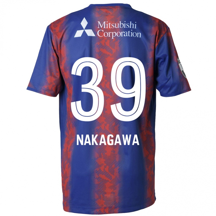 Kids Football Teruhito Nakagawa #39 Blue Red Home Jersey 2024/25 T-Shirt Australia