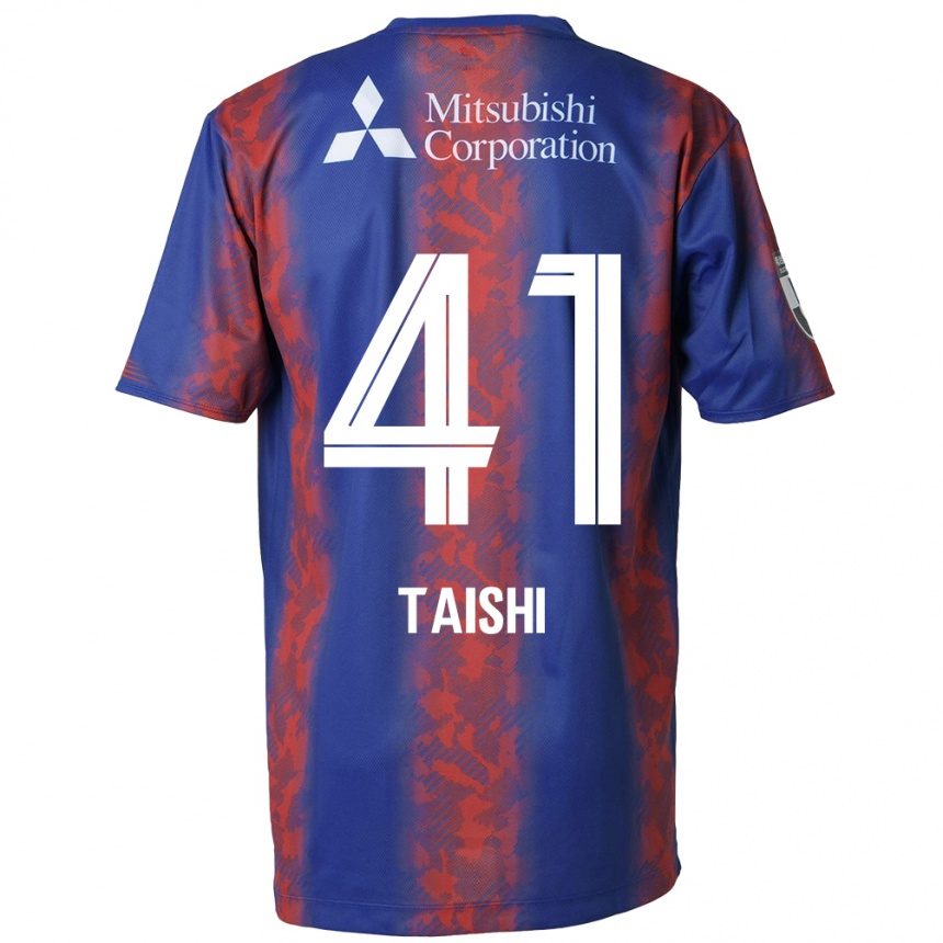 Kids Football Taishi Brandon Nozawa #41 Blue Red Home Jersey 2024/25 T-Shirt Australia