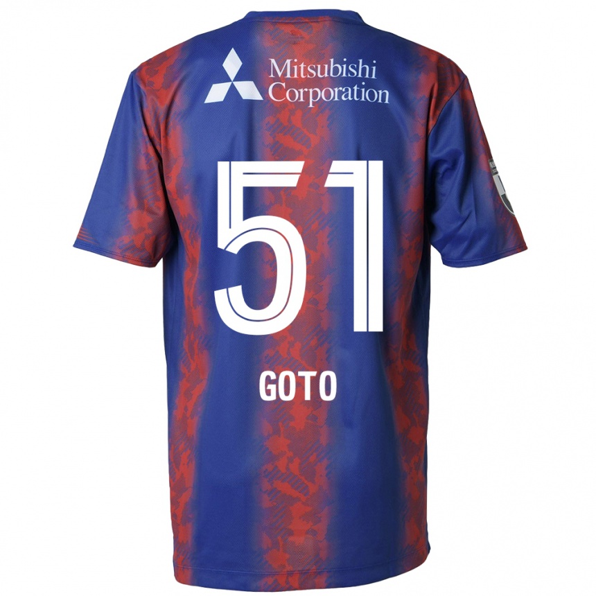 Kids Football Wataru Goto #51 Blue Red Home Jersey 2024/25 T-Shirt Australia