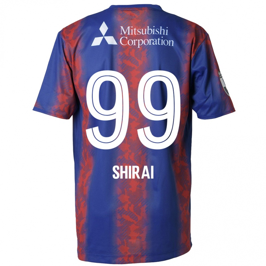 Kids Football Kosuke Shirai #99 Blue Red Home Jersey 2024/25 T-Shirt Australia