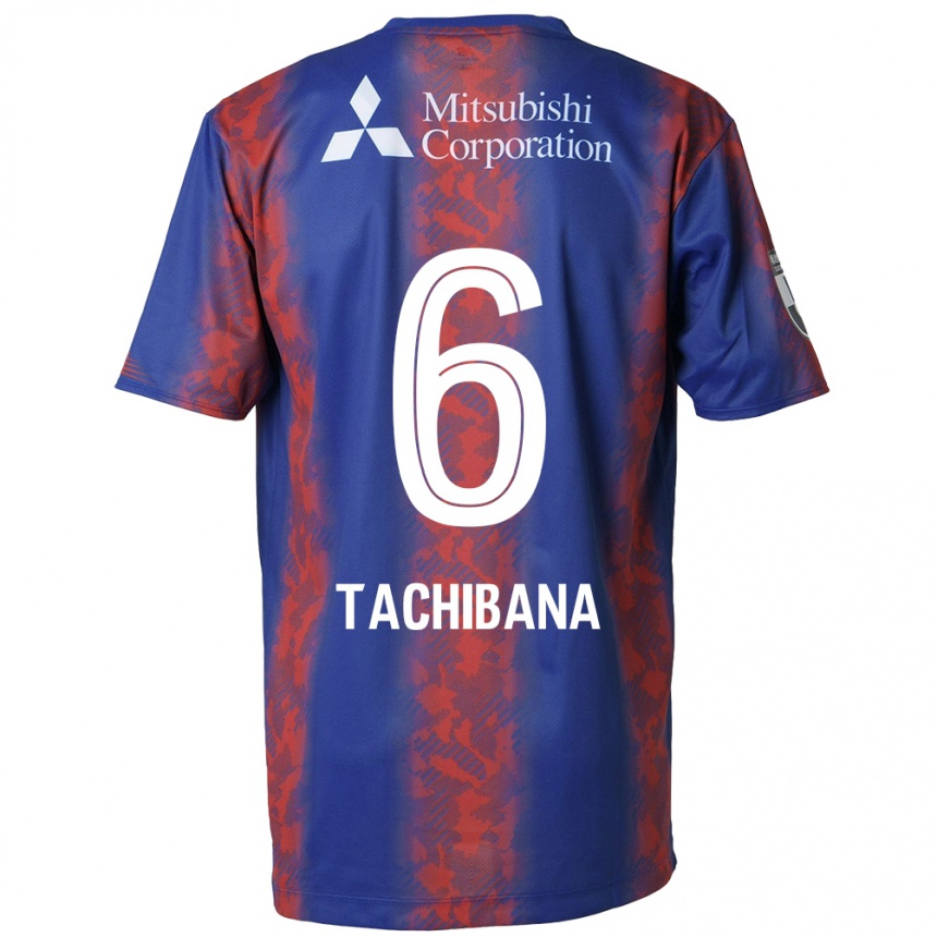 Kids Football Keigo Tachibana #6 Blue Red Home Jersey 2024/25 T-Shirt Australia