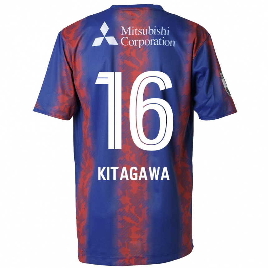 Kids Football Rento Kitagawa #16 Blue Red Home Jersey 2024/25 T-Shirt Australia