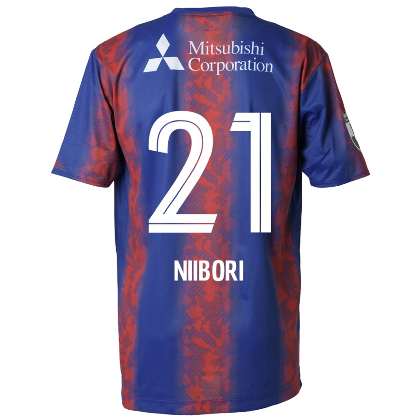 Kids Football Keita Niibori #21 Blue Red Home Jersey 2024/25 T-Shirt Australia