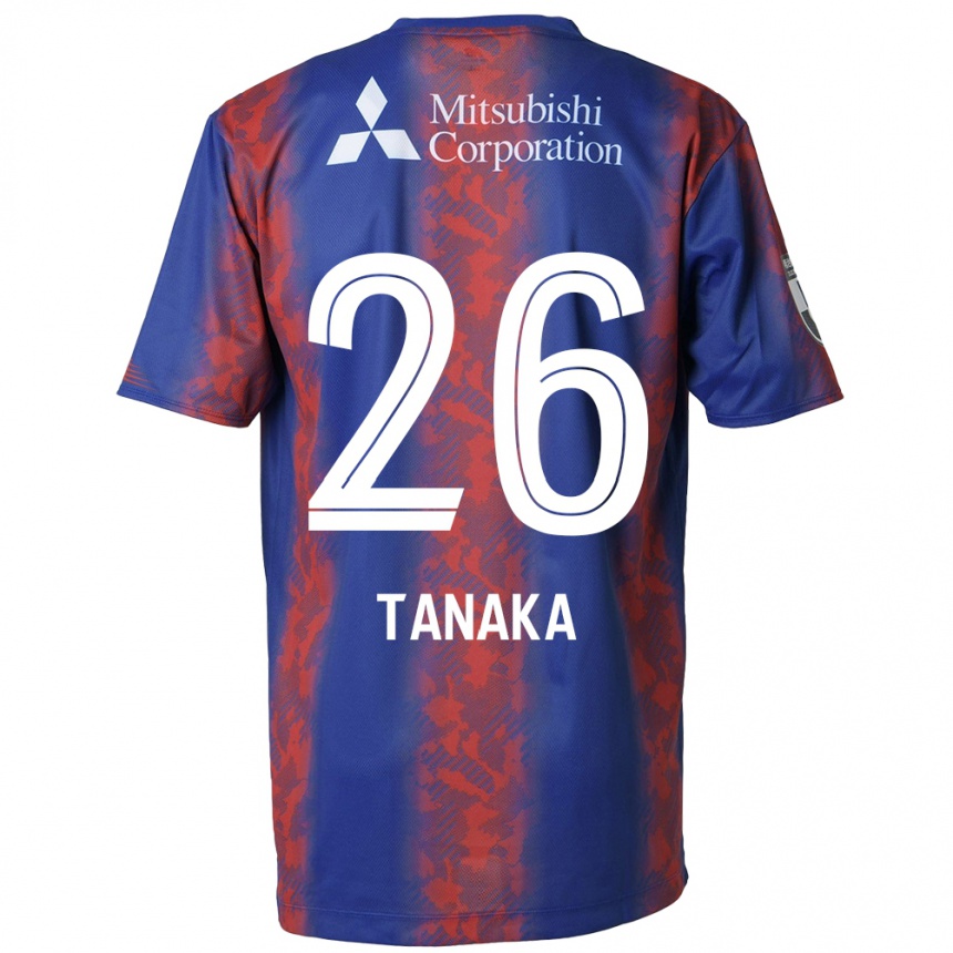 Kids Football Haruto Tanaka #26 Blue Red Home Jersey 2024/25 T-Shirt Australia