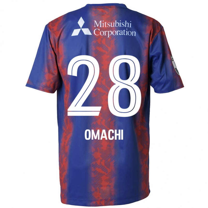 Kids Football Shugo Omachi #28 Blue Red Home Jersey 2024/25 T-Shirt Australia