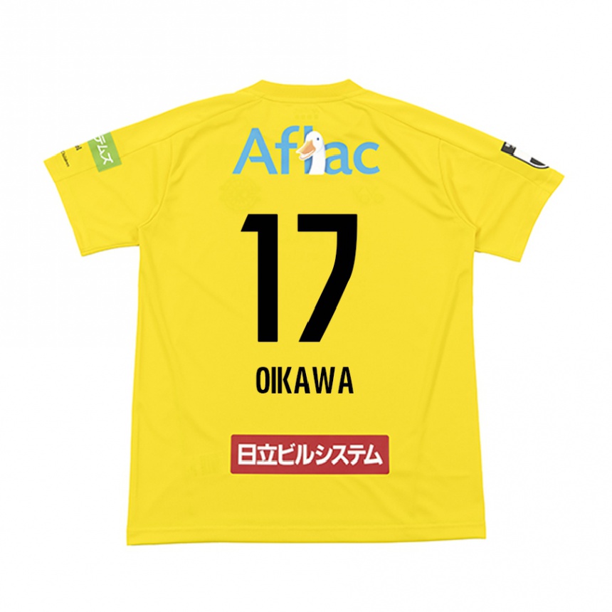 Kids Football Koki Oikawa #17 Yellow Black Home Jersey 2024/25 T-Shirt Australia