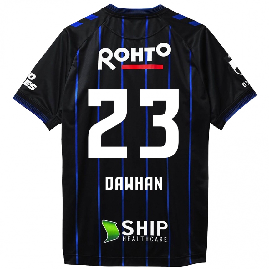 Kids Football Dawhan #23 Black Blue Home Jersey 2024/25 T-Shirt Australia