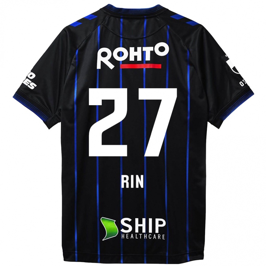 Kids Football Rin Mito #27 Black Blue Home Jersey 2024/25 T-Shirt Australia