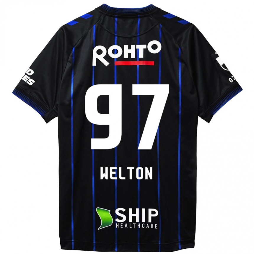 Kids Football Welton #97 Black Blue Home Jersey 2024/25 T-Shirt Australia