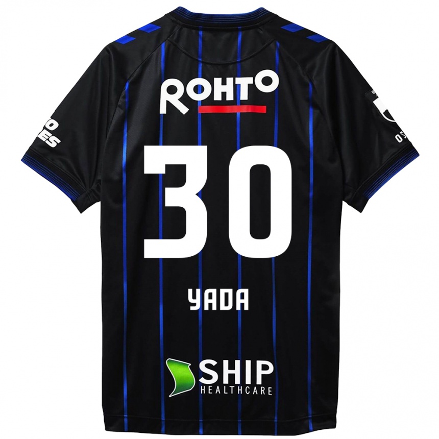 Kids Football Yukito Yada #30 Black Blue Home Jersey 2024/25 T-Shirt Australia