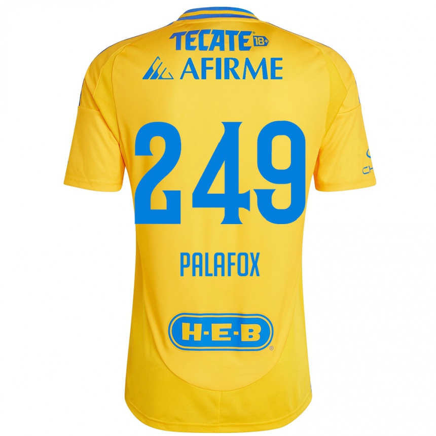 Kids Football José Palafox #249 Gold Yellow Home Jersey 2024/25 T-Shirt Australia