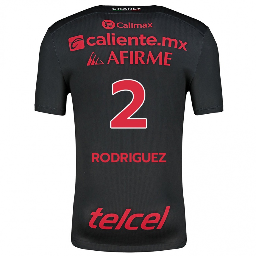 Kids Football Antonio Rodríguez #2 Black Red Home Jersey 2024/25 T-Shirt Australia