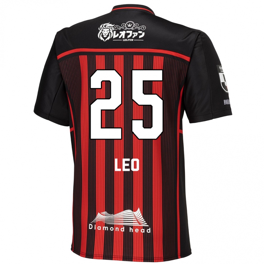 Kids Football Leo Osaki #25 Red Black Home Jersey 2024/25 T-Shirt Australia