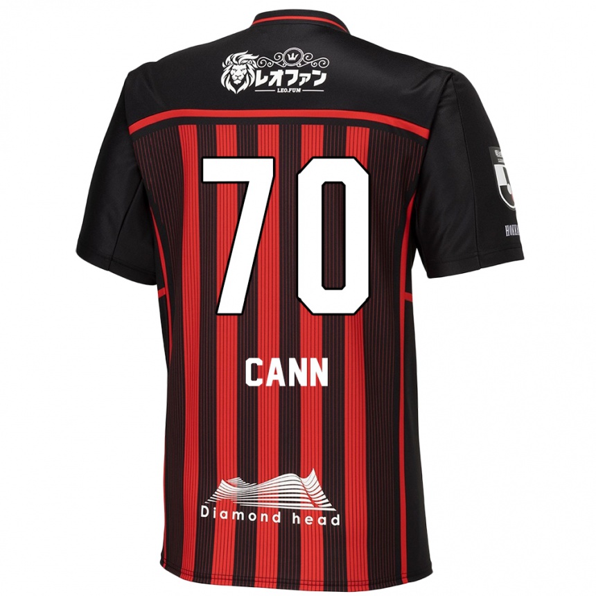 Kids Football Francis Cann #70 Red Black Home Jersey 2024/25 T-Shirt Australia