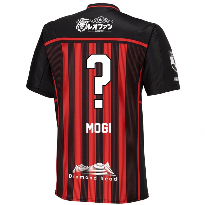 Kids Football Katsuyuki Mogi #0 Red Black Home Jersey 2024/25 T-Shirt Australia