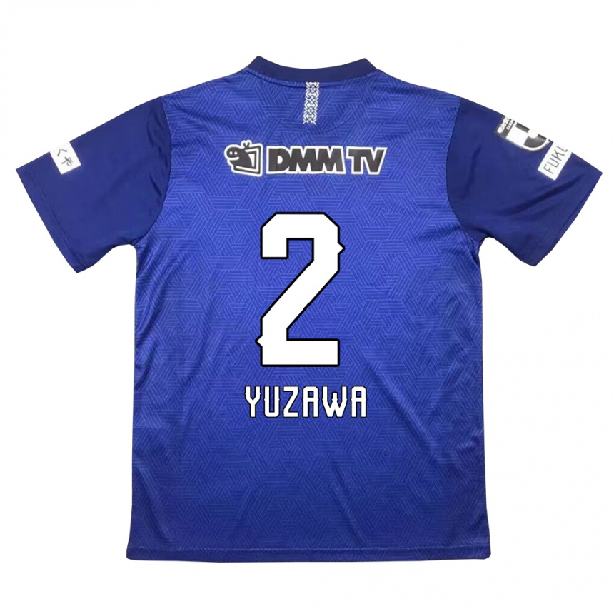 Kids Football Masato Yuzawa #2 Dark Blue Home Jersey 2024/25 T-Shirt Australia