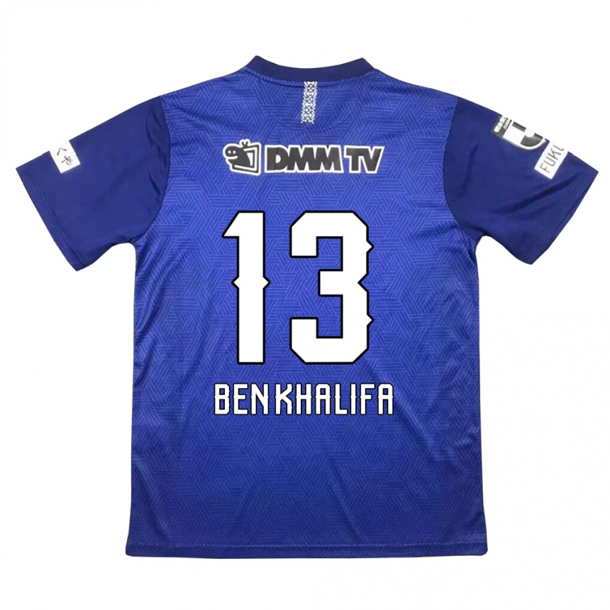 Kids Football Nassim Ben Khalifa #13 Dark Blue Home Jersey 2024/25 T-Shirt Australia