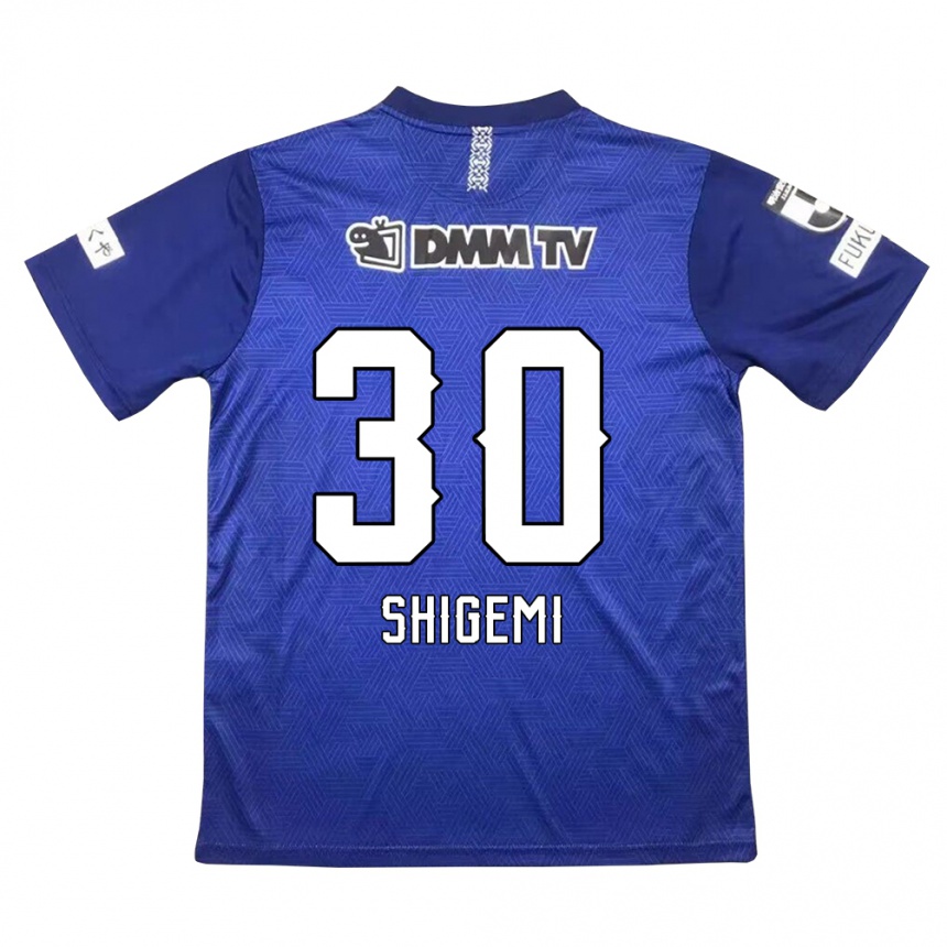 Kids Football Masato Shigemi #30 Dark Blue Home Jersey 2024/25 T-Shirt Australia