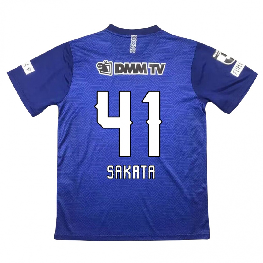 Kids Football Daiki Sakata #41 Dark Blue Home Jersey 2024/25 T-Shirt Australia