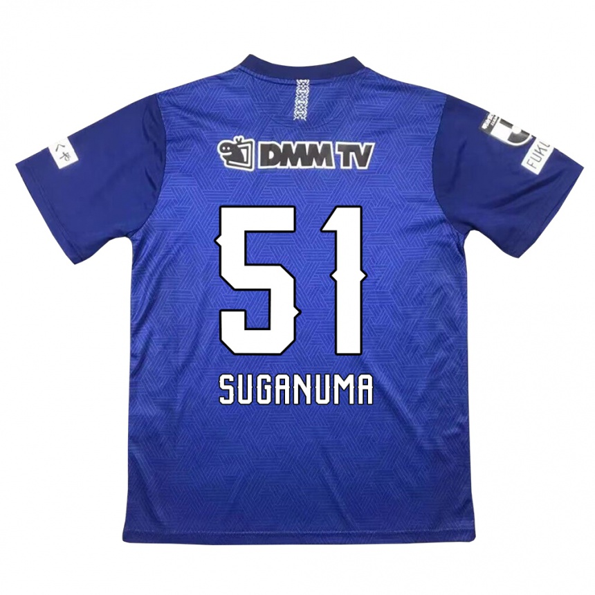 Kids Football Kazuaki Suganuma #51 Dark Blue Home Jersey 2024/25 T-Shirt Australia