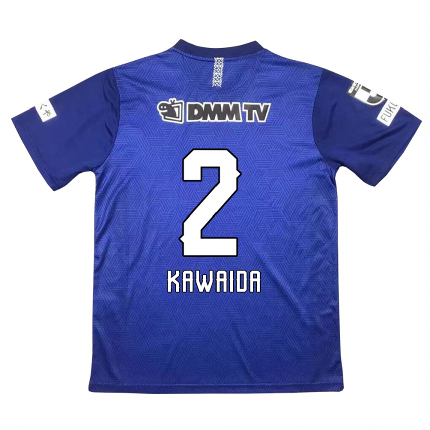 Kids Football Ryoya Kawaida #2 Dark Blue Home Jersey 2024/25 T-Shirt Australia