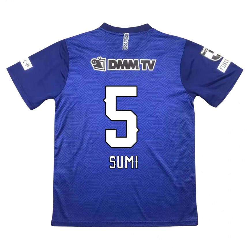 Kids Football Kotaro Sumi #5 Dark Blue Home Jersey 2024/25 T-Shirt Australia