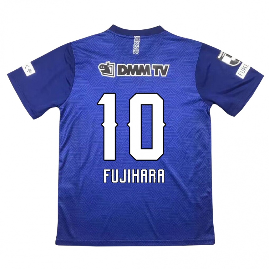 Kids Football Naoatsu Fujihara #10 Dark Blue Home Jersey 2024/25 T-Shirt Australia