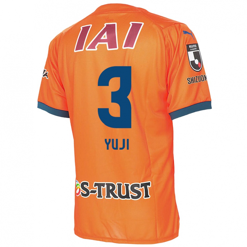 Kids Football Yuji Takahashi #3 Orange Blue Home Jersey 2024/25 T-Shirt Australia