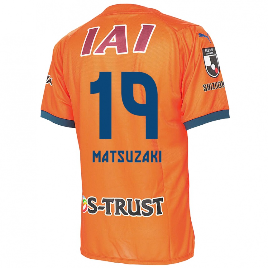 Kids Football Kai Matsuzaki #19 Orange Blue Home Jersey 2024/25 T-Shirt Australia