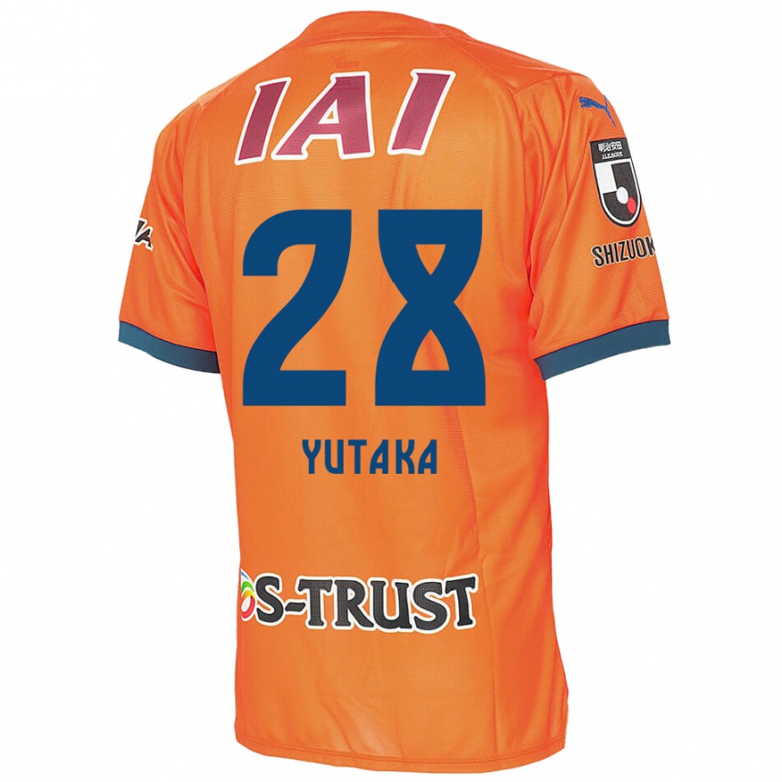 Kids Football Yutaka Yoshida #28 Orange Blue Home Jersey 2024/25 T-Shirt Australia