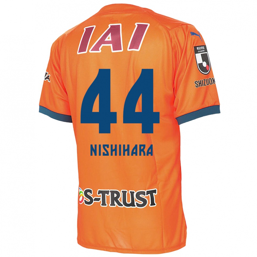 Kids Football Motoki Nishihara #44 Orange Blue Home Jersey 2024/25 T-Shirt Australia