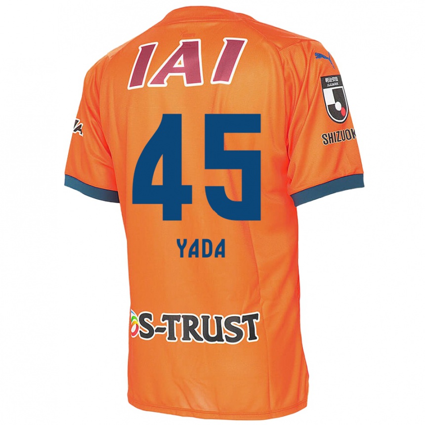 Kids Football Ryunosuke Yada #45 Orange Blue Home Jersey 2024/25 T-Shirt Australia