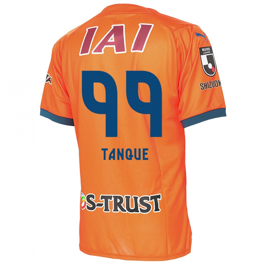 Kids Football Douglas Tanque #99 Orange Blue Home Jersey 2024/25 T-Shirt Australia