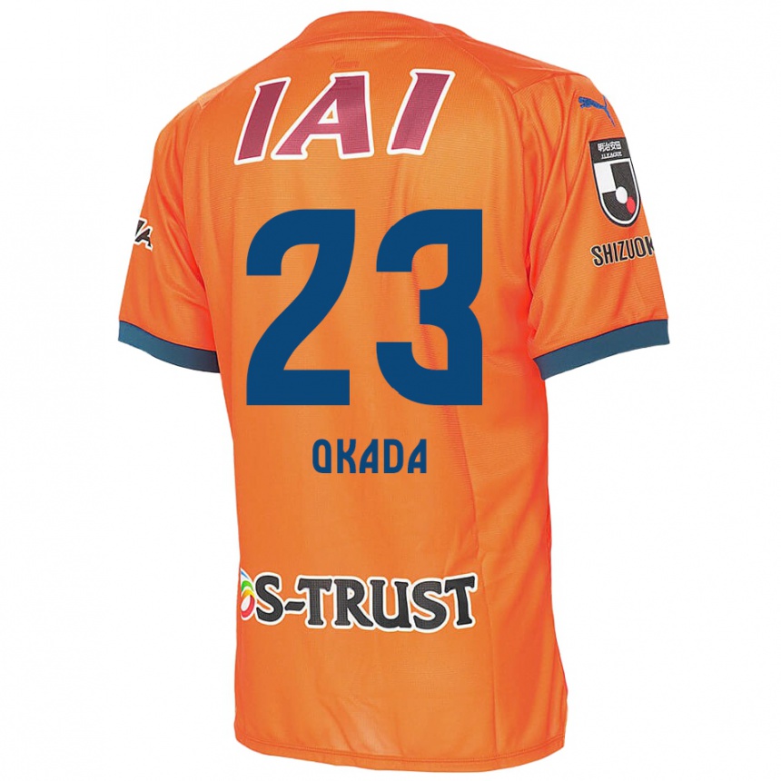 Kids Football Shu Okada #23 Orange Blue Home Jersey 2024/25 T-Shirt Australia