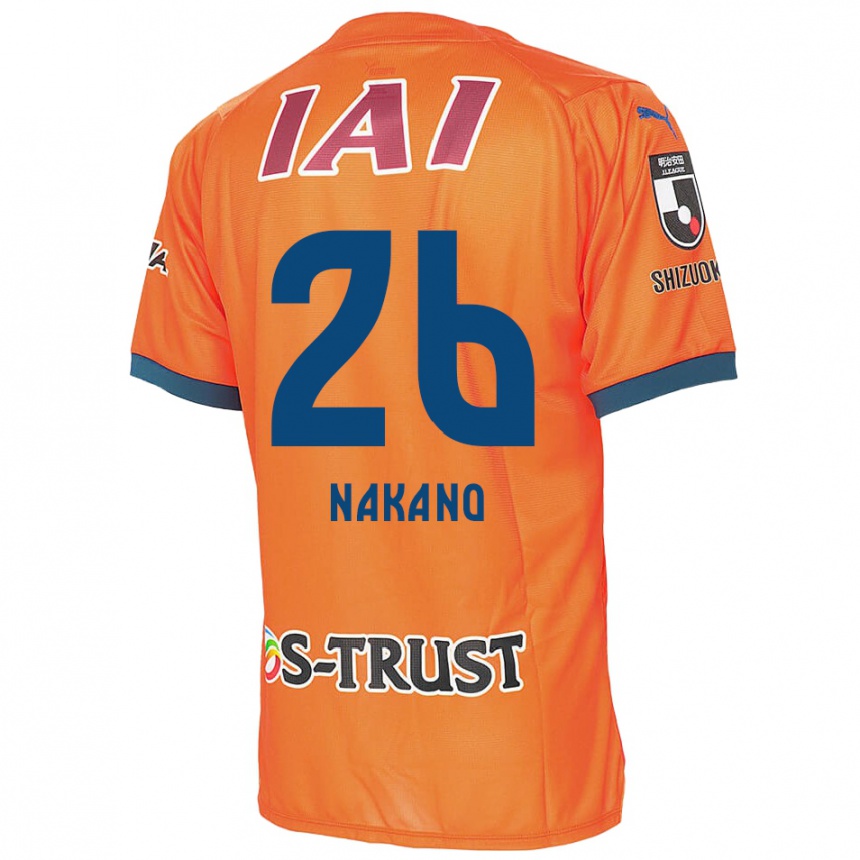 Kids Football Takeru Nakano #26 Orange Blue Home Jersey 2024/25 T-Shirt Australia